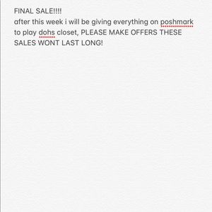 FINAL SALE